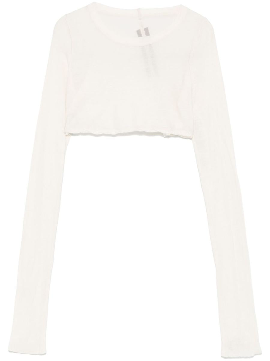 Rick Owens Cotton Cropped Top