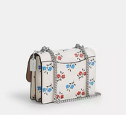 Coach Mini Klare Crossbody Leather Bag With Floral Print