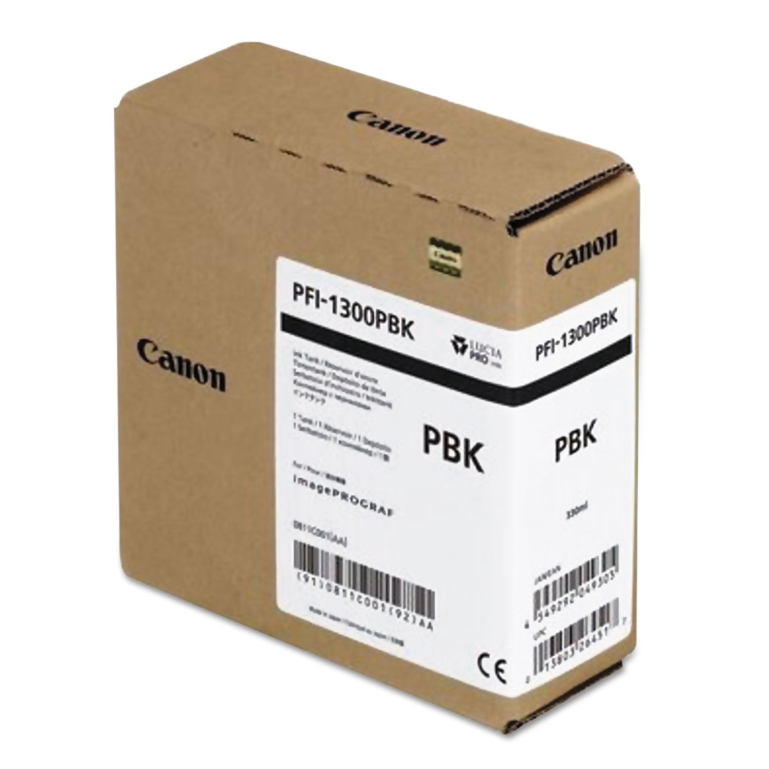 Canon® 0810C001AA (PFI-1300) Ink, Matte Black