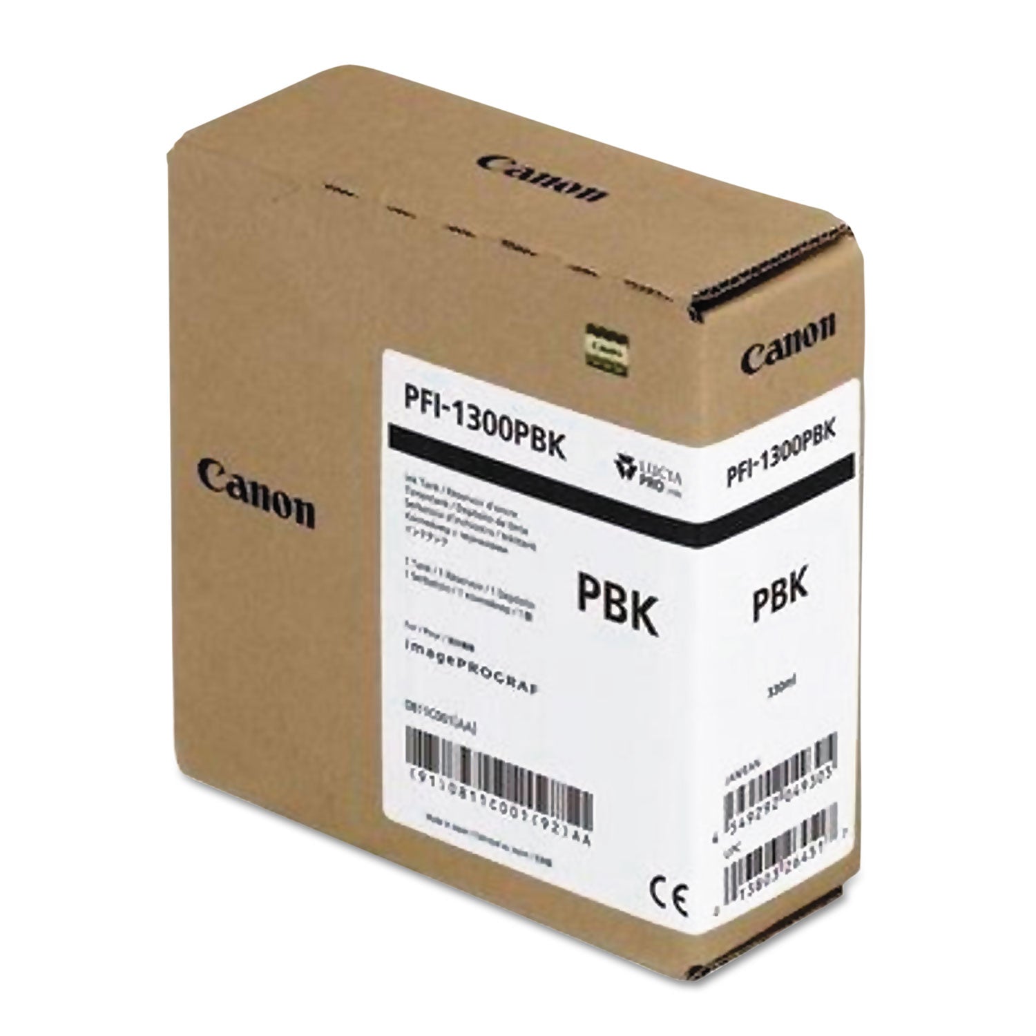 Canon® 0811C001AA (PFI-1300) Ink, Photo Black