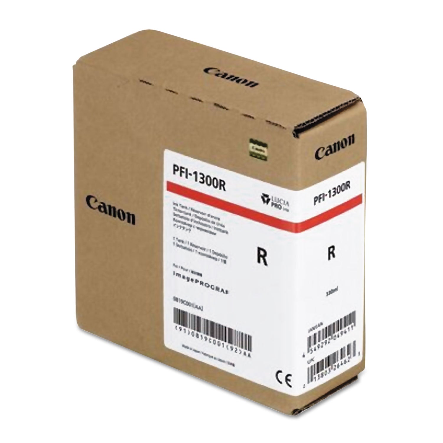 Canon® 0819C001AA (PFI-1300) Ink, Red