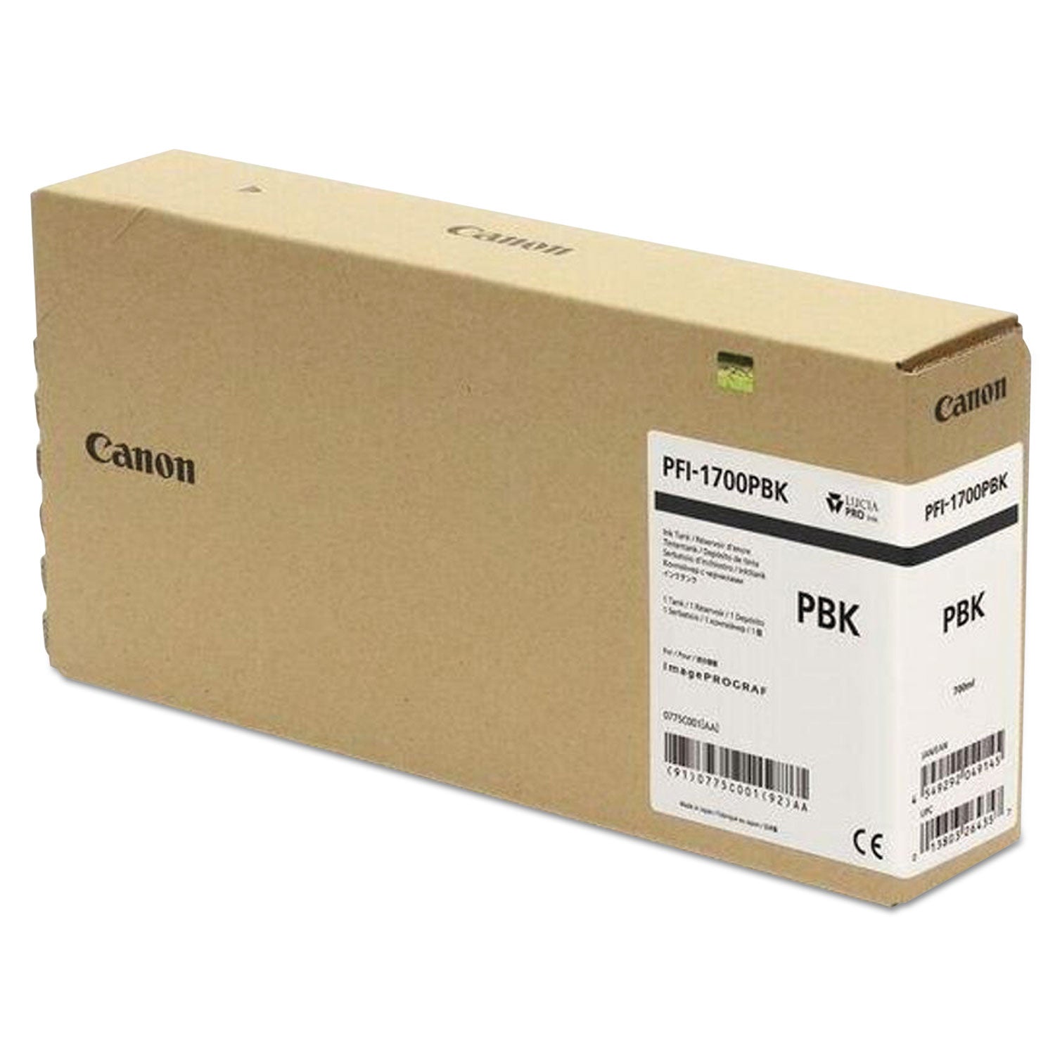 Canon® 0775C001AA (PFI-1700) Lucia Ink, Photo Black