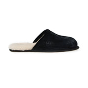 UGG Scuff Suede Black Slippers - Men's