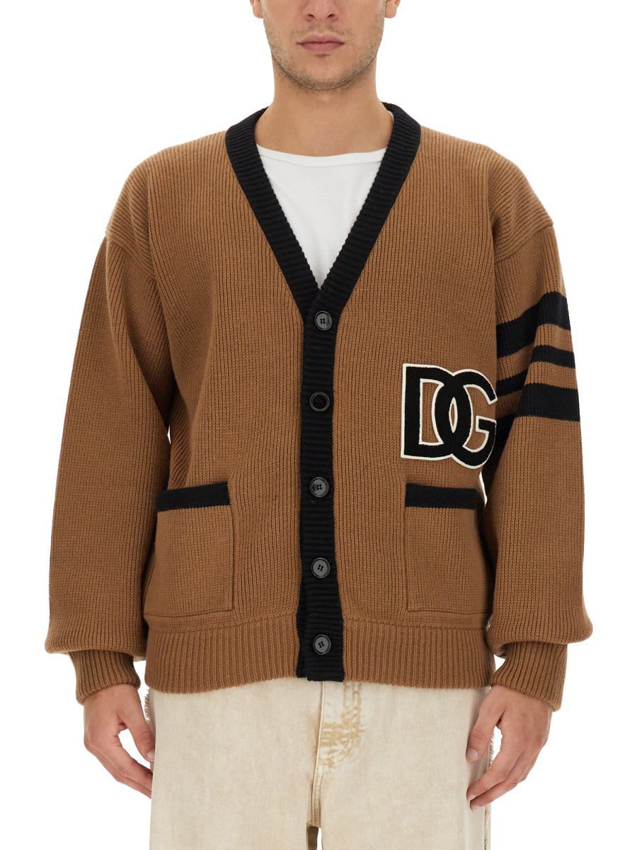 Dolce & Gabbana English Rib Wool Cardigan