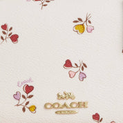 Coach Lysa Top Handle Bag With Heart Print