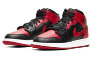 Air Jordan 1 Mid GS 'Banned' 554725-074