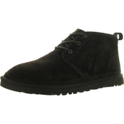 Neumel Mens Lace Up Flat Chukka Boots