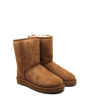 Classic Winter Boots In Chestnut