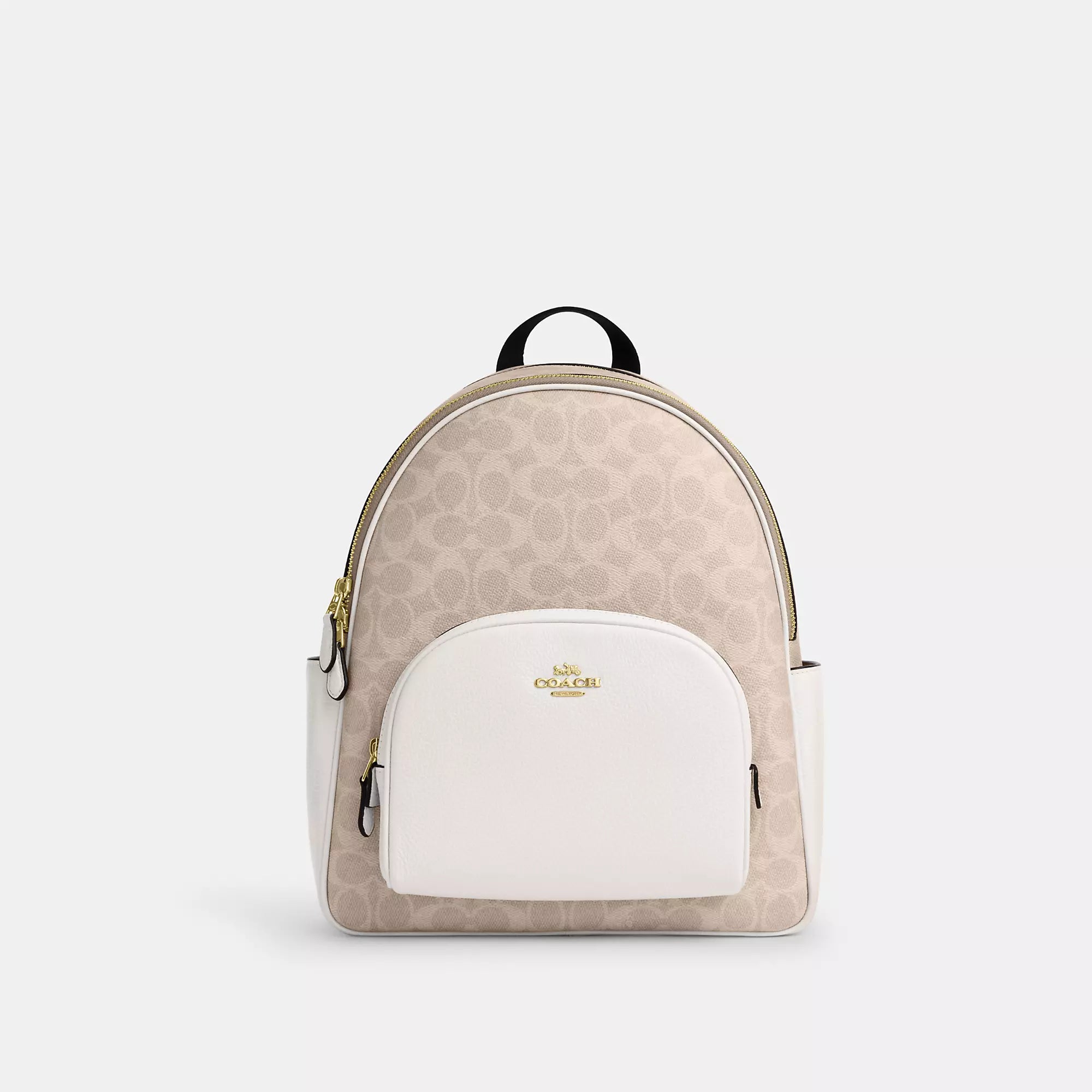 Coach Outlet Court Backpack In Signature Canvas