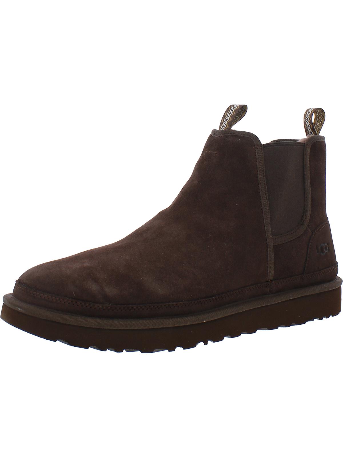 Neumel Chelsea Mens Suede Slip On Chelsea Boots