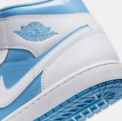 Air Jordan 1 Retro Mid Legend Blue Mens Lifestyle Shoes (White/Legend Blue)