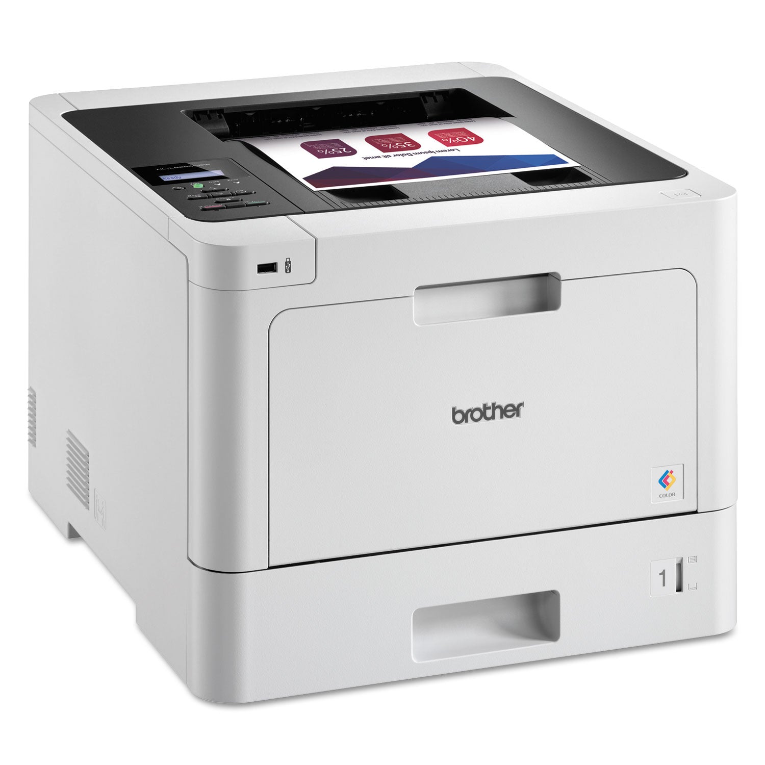 Brother Hll8260cdw Business Color Laser Printer With Duplex Printing And Wireless Networking