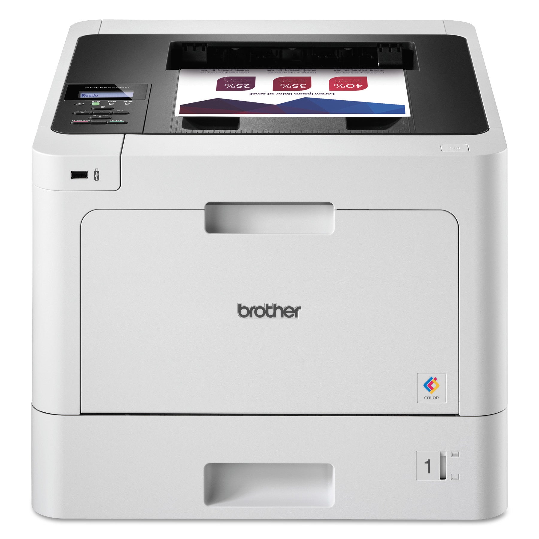 Brother Hll8260cdw Business Color Laser Printer With Duplex Printing And Wireless Networking