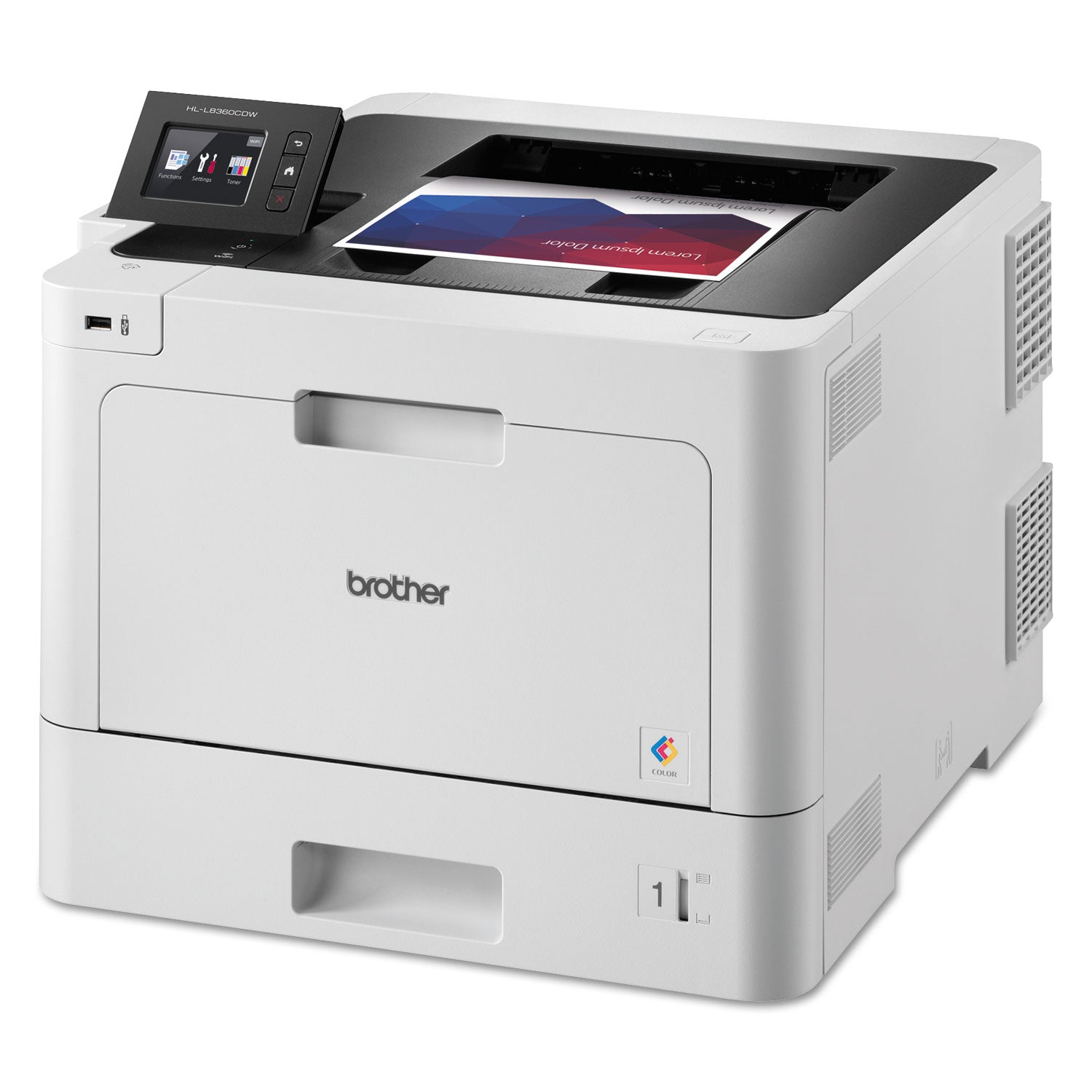 Brother Hll8360cdw Business Color Laser Printer With Duplex Printing And Wireless Networking