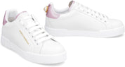 Dolce & Gabbana Portofino Leather Low-Top Sneakers