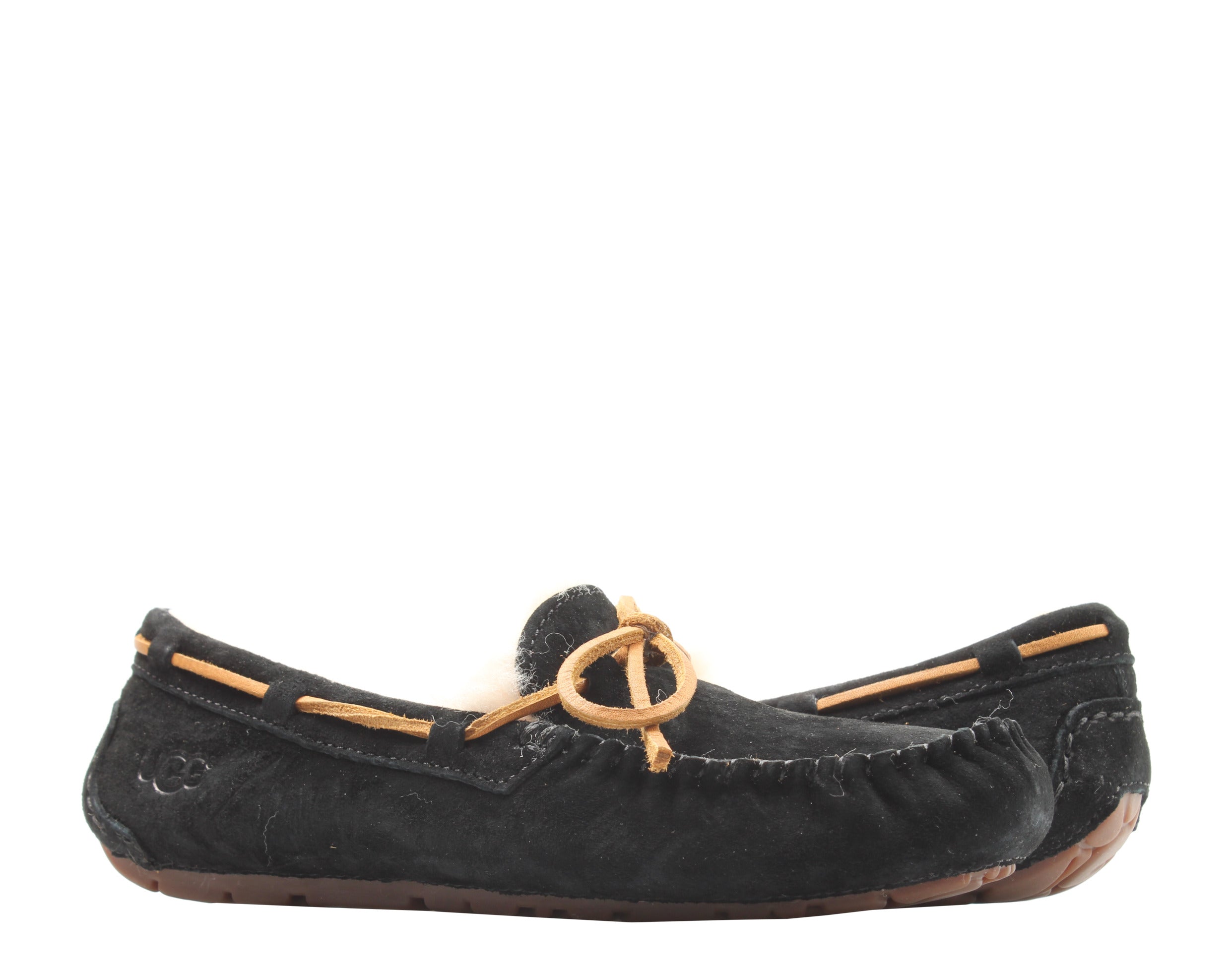 UGG Australia Dakota Women's Black Moccasin Slippers 5612-BLK