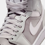 Air Jordan 1 Mid Womens Basketball Shoes (Photon Dust/Atmosphere Grey/White)