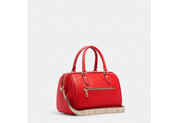 Coach Outlet Rowan Satchel With Signature Canvas Detail