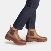 Coach Outlet Citysole Chelsea Boot In Signature Canvas