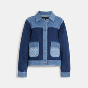 Coach Outlet Signature Mix Denim Jacket