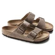 Birkenstock Arizona Oiled Leather in Tobacco Brown