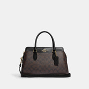 Coach Outlet Darcie Carryall In Signature Canvas