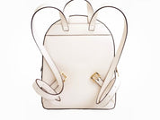 Michael Kors Unisex Jaycee Leather Medium Backpack In Light Cream