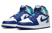 Air Jordan 1 Mid GS 'Geometric Pint' 555112-105