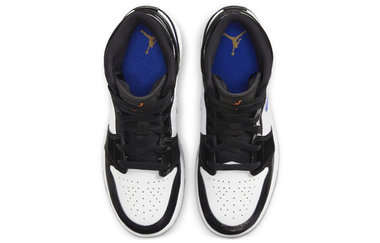 Air Jordan 1 Mid GS 'Black Racer Blue' 554725-084