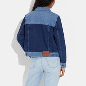 Coach Outlet Signature Mix Denim Jacket