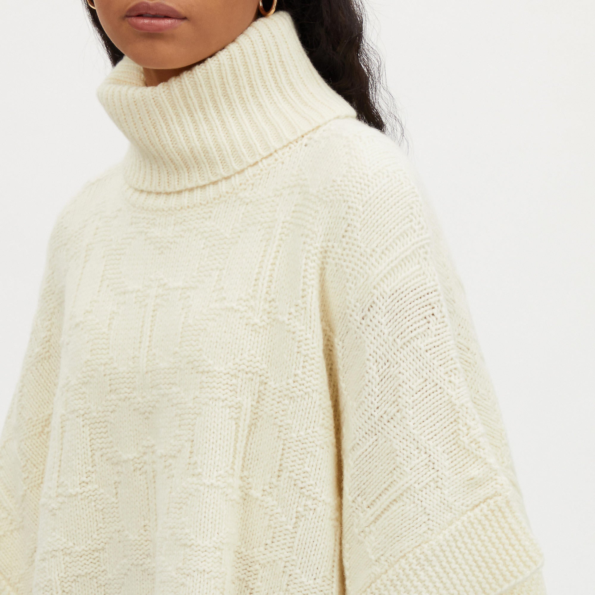 Coach Outlet Signature Knit Poncho