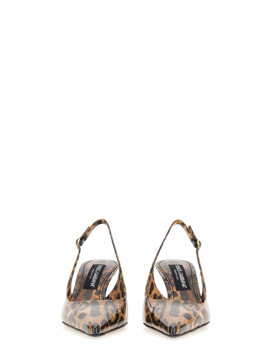 Dolce & Gabbana Sling Back With Spotted Print