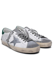 Golden Goose White Leather Super-Star Sneakers