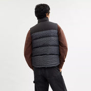 Coach Outlet Signature Down Vest In Recycled Polyester