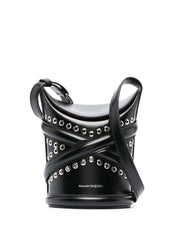 Alexander McQueen The Curve Leather Bucket Bag