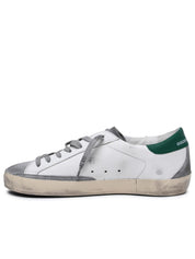 Golden Goose White Leather Super-Star Sneakers