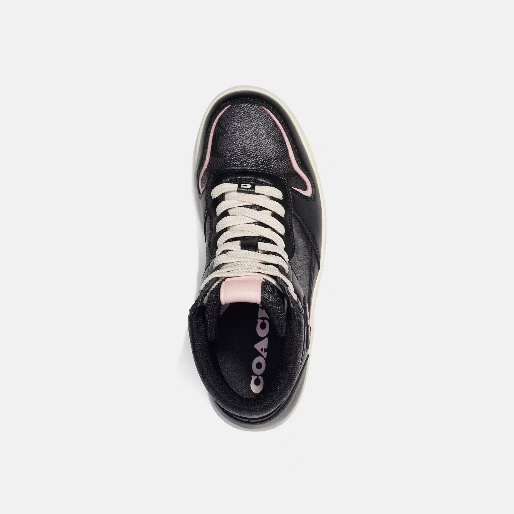 Coach Outlet High Top Sneaker In Signature Canvas