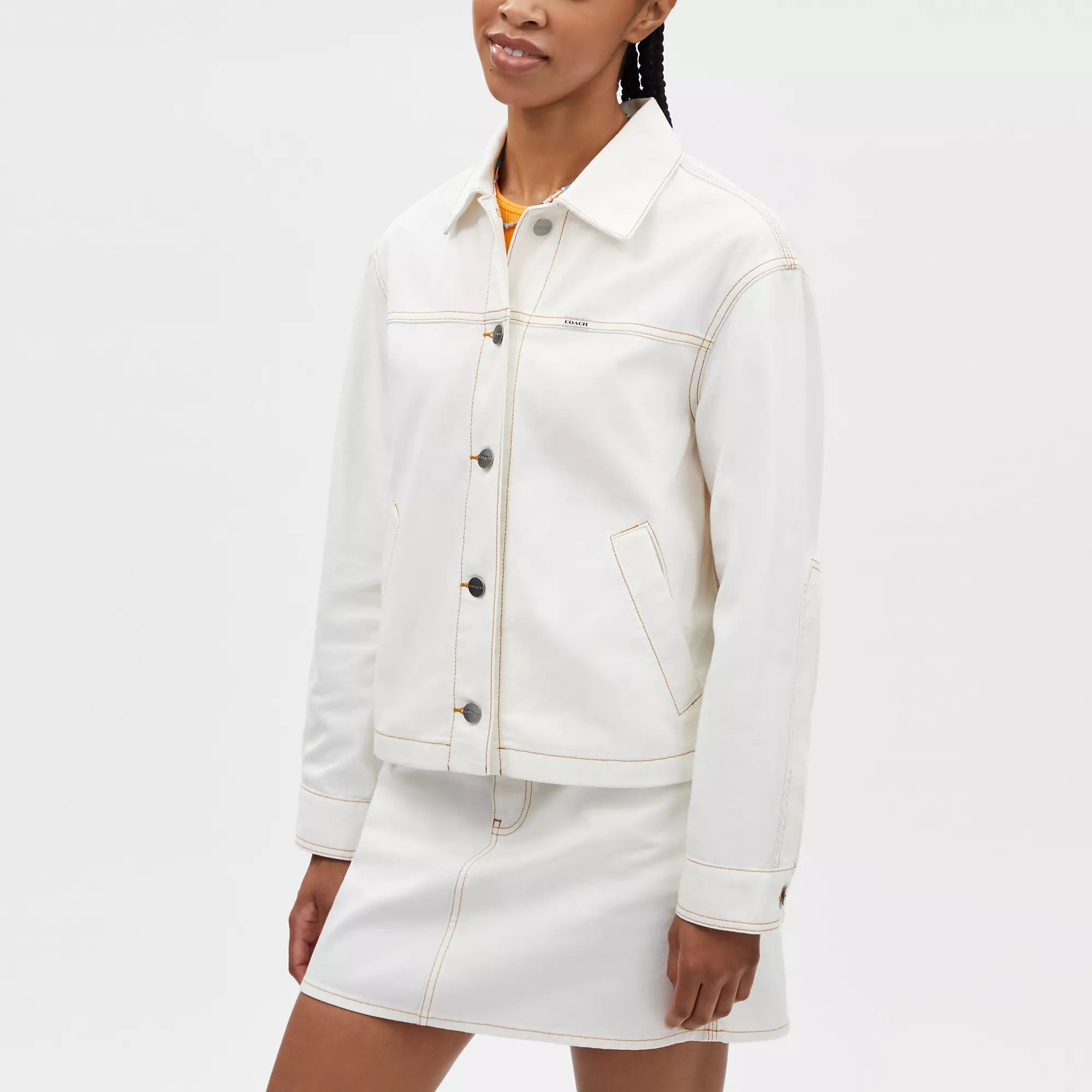 Coach Outlet Twill Utility Jacket In Organic Cotton And Recycled Polyester