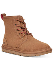 Neumel High Womens Suede Lace-Up Shearling Boots