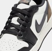 Air Jordan 1 Retro Low OG Mocha Grade School Lifestyle Shoes (Sail/Black/Dark Mocha)