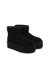 Classic Mini Platform Boot In Black