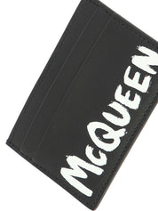 Alexander McQueen "Mcqueen Graffiti" Card Holder