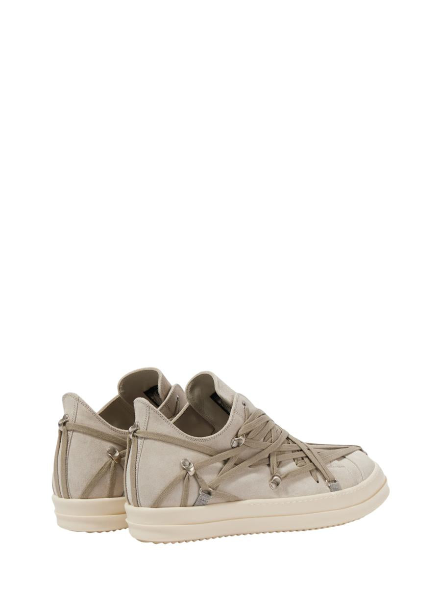 Rick Owens Megalace Sneakers In Suede