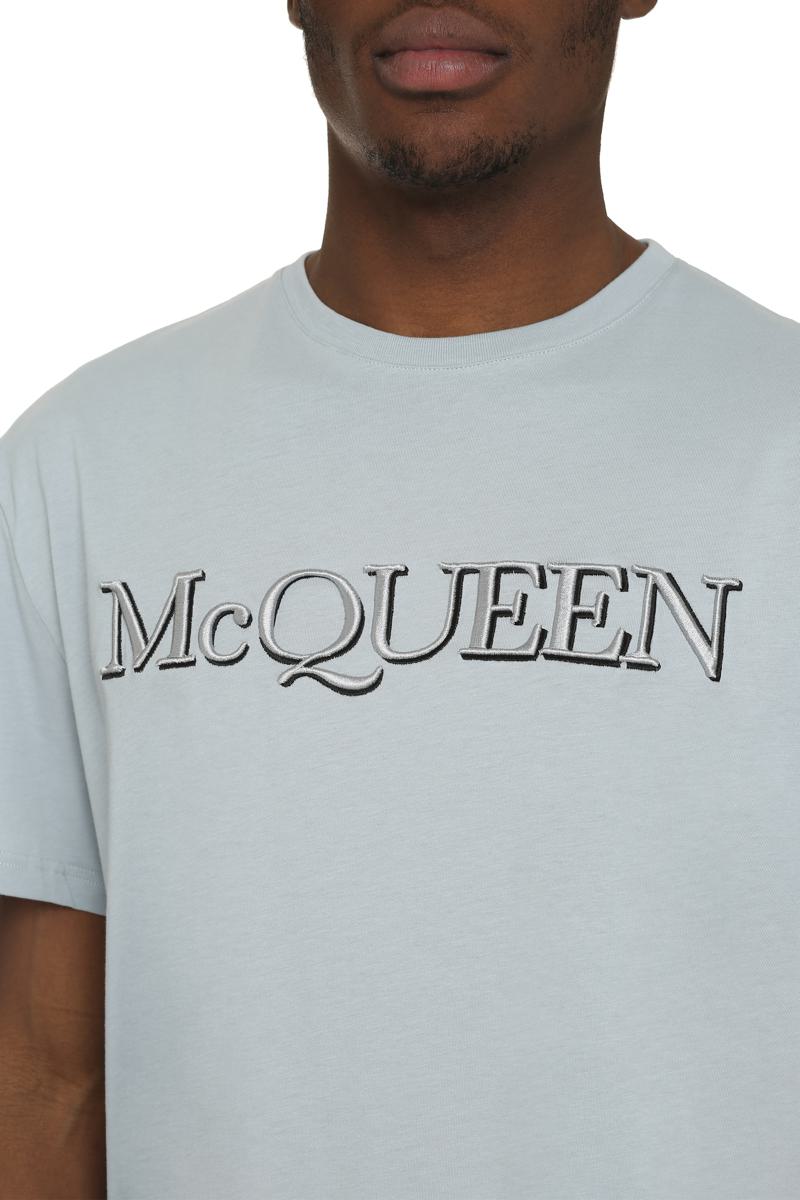 Alexander McQueen Logo Cotton T-Shirt