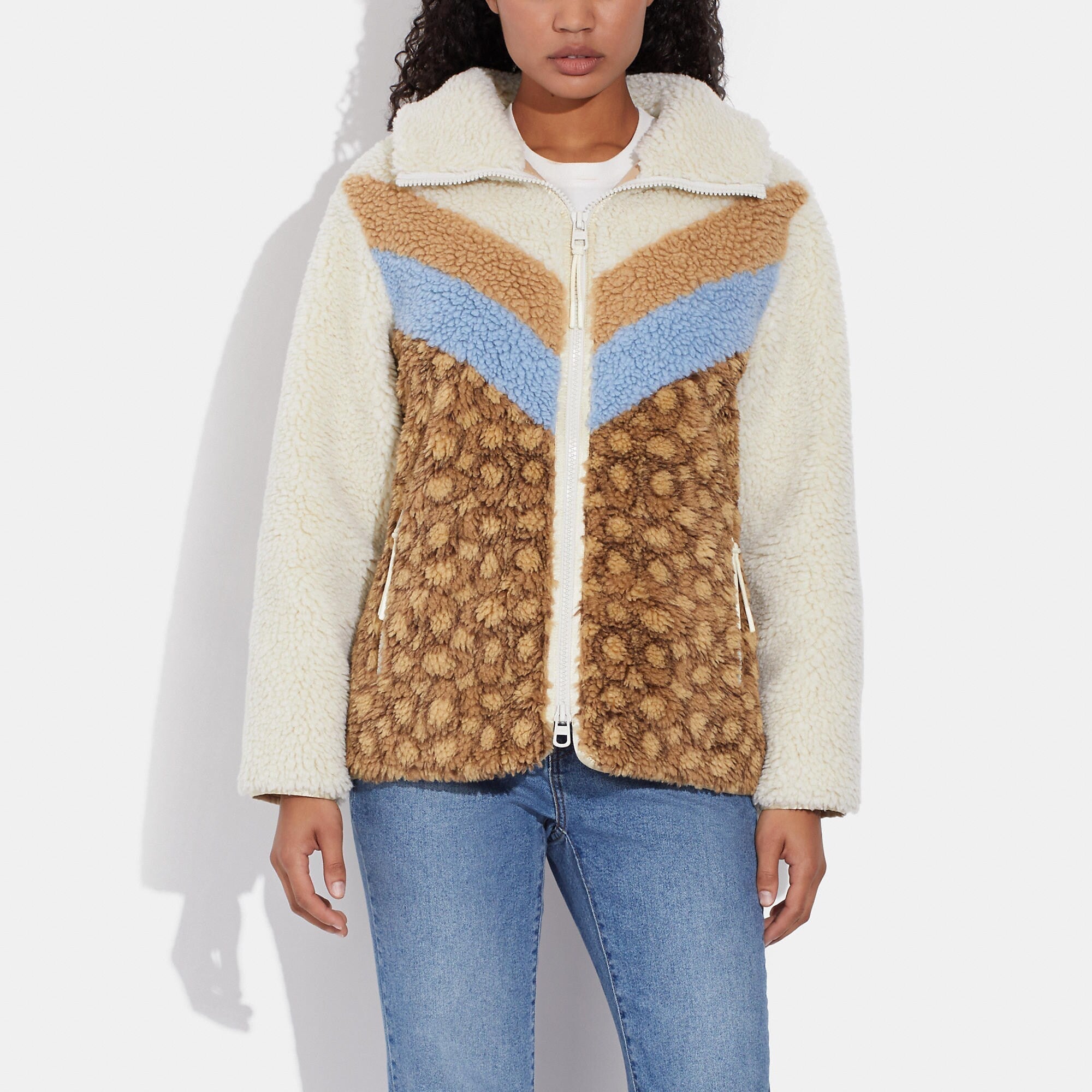 Coach Outlet Sherpa Signature Jacket