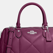 Coach Outlet Rowan Satchel With Puffy Diamond Quilting