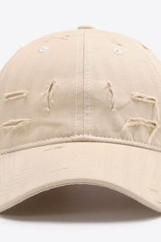 Distressed Adjustable Baseball Cap