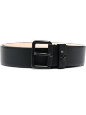 Alexander McQueen Skull Loop Leather Belt