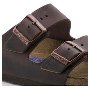 Birkenstock Arizona Oiled Leather Soft Footbed Sandal in Habana