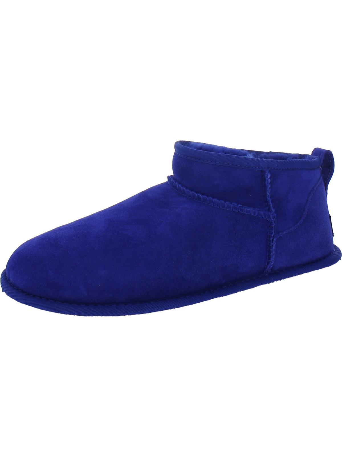 Classic Ultra Mini Womens Suede Ankle Bootie Slippers